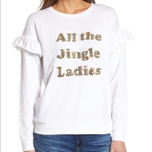 South Parade All The Jingle Ladies Pullover NWT
